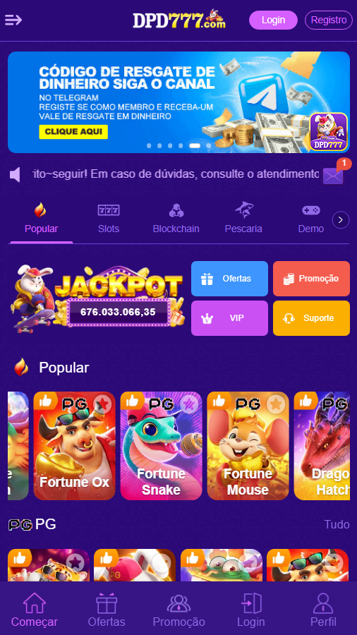 App Mobile dpd777.com