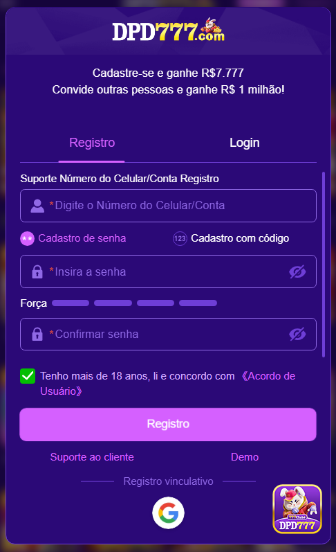 dpd777.com Cadastro Vantagens